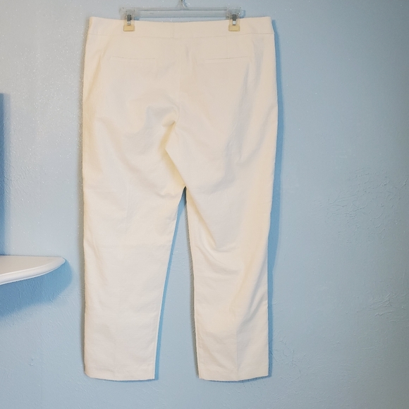 💥NWT St. Tropez textured white pants A6 - Picture 8 of 8